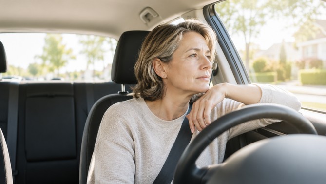 Die Frau im Auto Die Frau im Auto